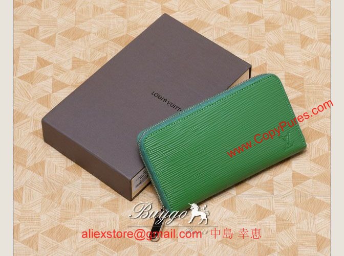 Lルイヴィトン2012年新作エピ ジッピーウォレット 長財布 フューシャ M60303